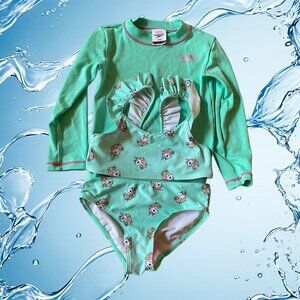 Speedo UV 50 Rashguard (L) & H&M Unicorn Bikini (4-6)